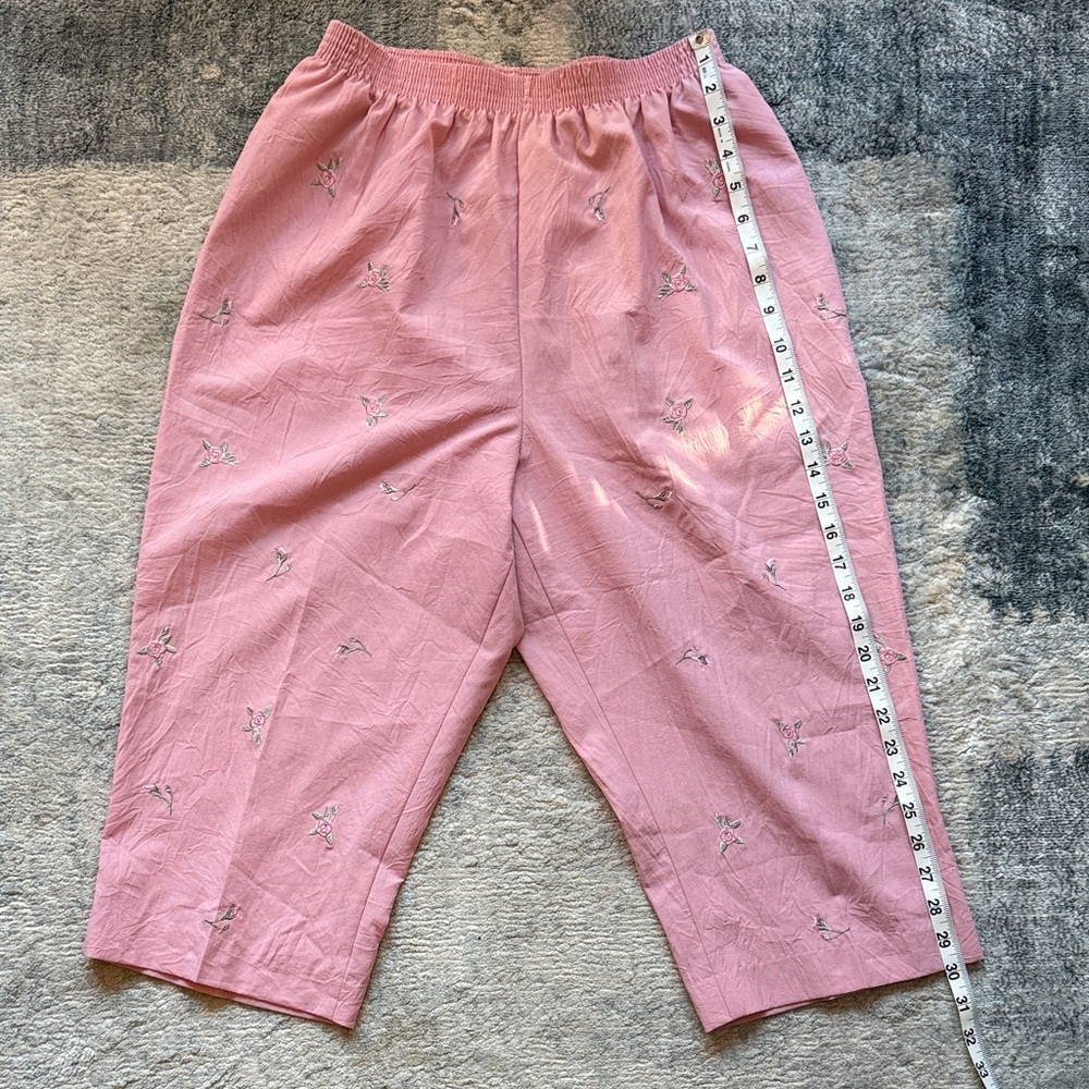 BonWorth Pink Embroidered Trousers